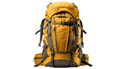 Stylish Yellow Hiking Backpack for Outdoor Adventures
