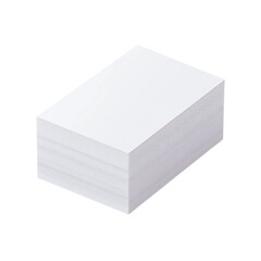 Fototapeta premium Business Card Stack 3D Render Isolated Transparent PNG