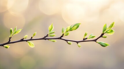 Delicate willow branches in fresh green, soft morning light, serene and minimalist Qingming Festival scene.
