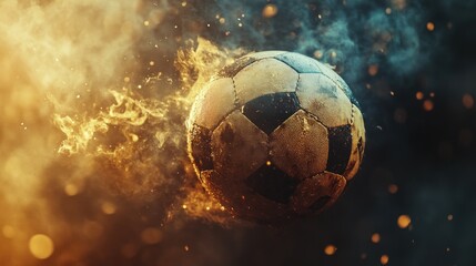Fototapeta premium Hot football moments