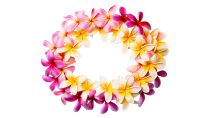 Plumeria Flower Leis Hawaiian Lei Making Tropical Floral Arrangement
