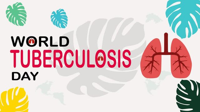 World Tuberculosis Day Lungs With Leafs