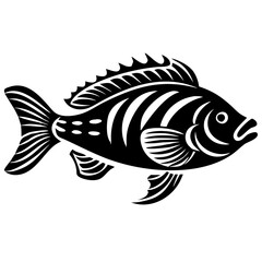 Fish Vector Illustration – Stylized, Detailed, Icon & Clipart