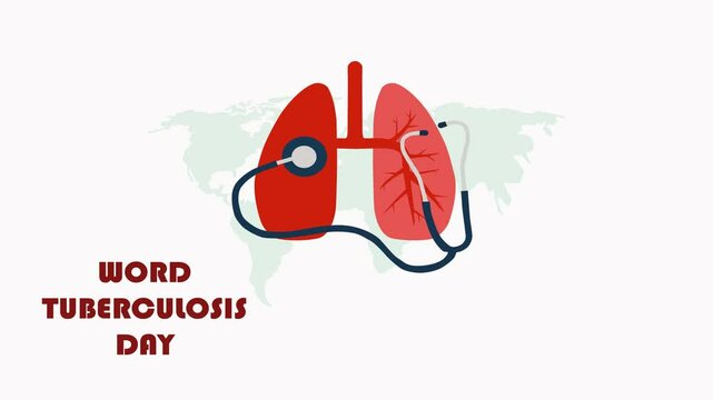 World Tuberculosis Day Lungs With Stethoscope	