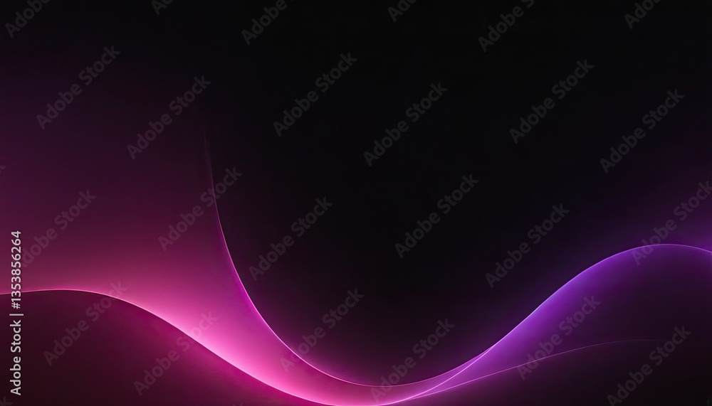 Poster abstract background with flowing waves 5