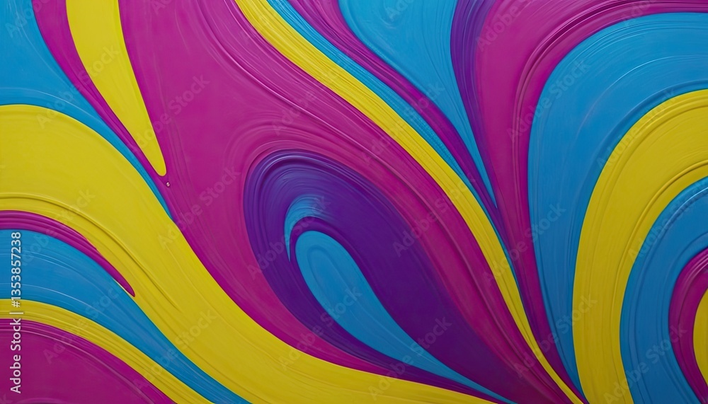 Poster overlapping layer colorful background, 3d background 4