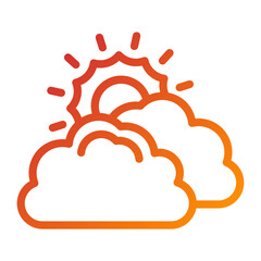 Vector Design Cloudy Icon Style