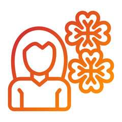 Vector Design Florist Icon Style
