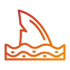 Vector Design Fins Icon Style