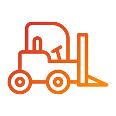 Forklift Icon Style