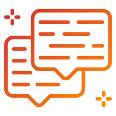 Obraz premium Talking Icon Style