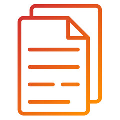 Obraz premium Paper Icon Style