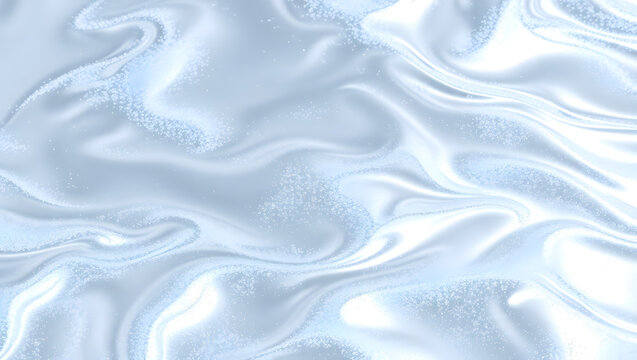 Luxurious Blue Satin Fabric Texture - Smooth, Glossy, and Elegant Background