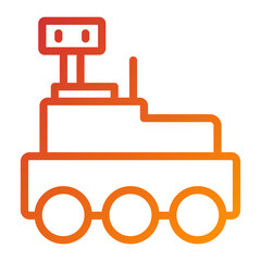 Mars Rover Icon Style