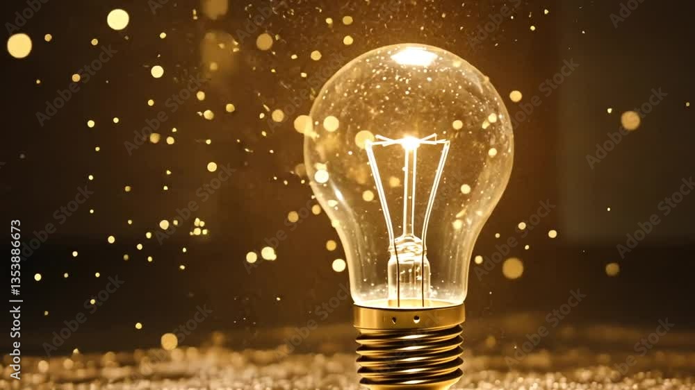 Aufkleber high-speed explosion of a traditional bulb generative ai