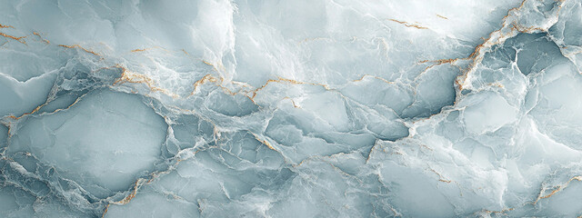 Fototapeta premium Tekstura białego marmuru z błękitnym odcieniem, tło dla projektu generative ai 