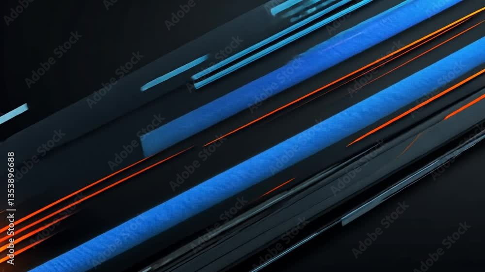 Poster futuristic technology background with dynamic light effects generative ai