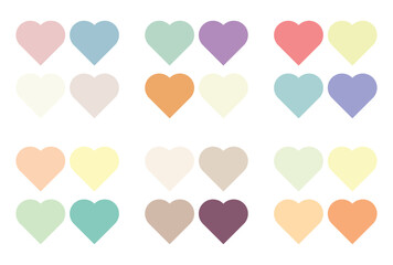 Abstract color palette Color swatches