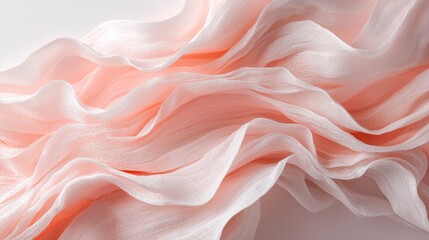 Obraz premium Delicate Protein Texture on Light Pink Background with Clean Aesthetic and Text