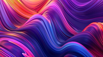 Obraz premium 3d abstract modern wave liquid desktop background wallpaper banner