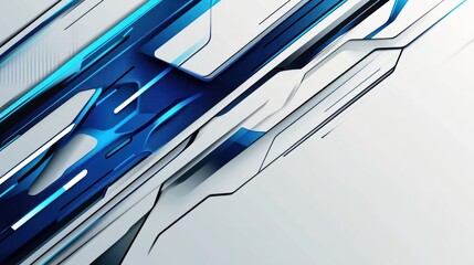 Abstract technology design background with diagonal lines and shapes. Possible use website header or graphic design