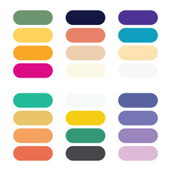 Obraz premium Abstract color palette Color swatches 