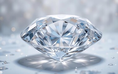 Diamond Background Image, Jewelry Natural Texture Banner Advertisement