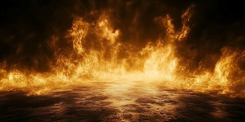 Fiery Abstract Background.