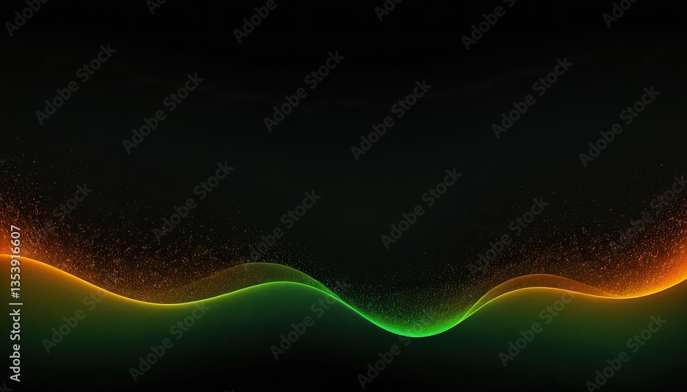 Poster background of colored lines colorful design of smooth shapes design for packaging design music illus