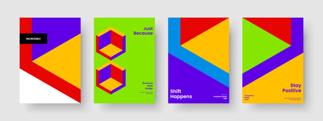 Obraz premium Modern Book Cover Layout. Creative Brochure Template. Isolated Poster Design. Business Presentation. Report. Background. Banner. Flyer. Pamphlet. Advertising. Portfolio. Handbill. Brand Identity