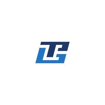 simple letter TGP or GPT or GTP logo concept vector icon