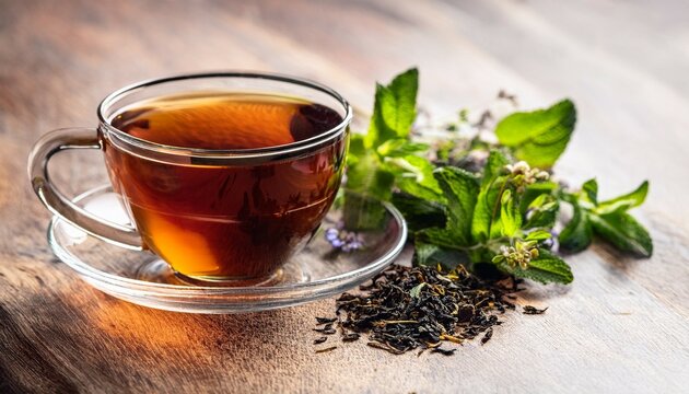 mesona black herbal tea