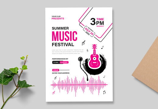 Summer Music Festival Flyer