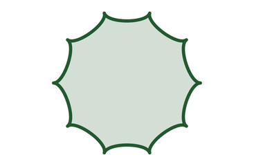 ギザギザふきだし_カラー