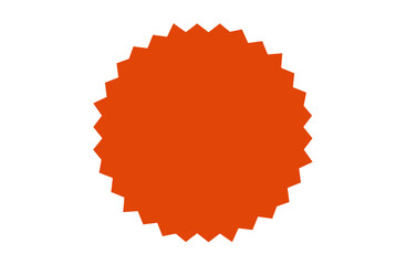 ギザギザふきだし_カラー