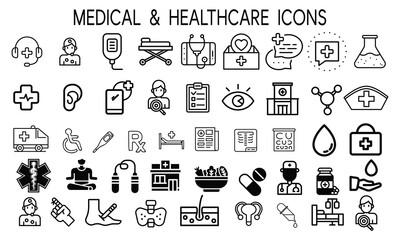 Health Tracking Icon Set