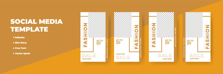 Editable Fashion Social Media Template