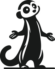 funny cartoon meerkat