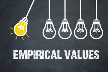 Fototapeta premium empirical values 