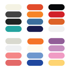 Obraz premium Abstract color palette Color swatches 