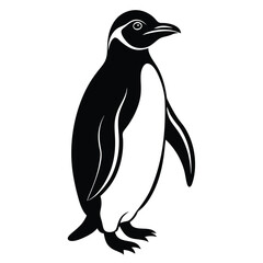 Naklejka premium Penguin Silhouette