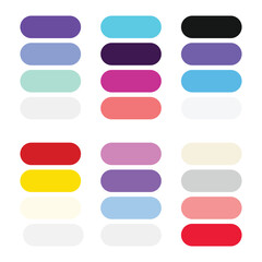 Obraz premium Abstract color palette Color swatches 