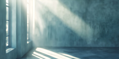 Minimalist Interior with Sunlight and Greenery