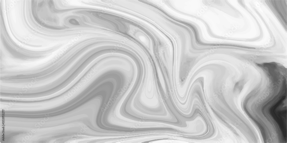 Poster the texture of black and white marble pattern modern style liquid background. gray marble pattern te