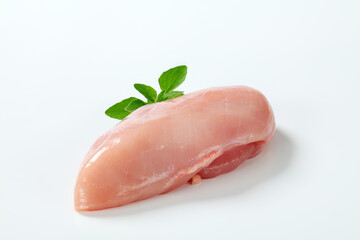 Raw chicken breast fillet