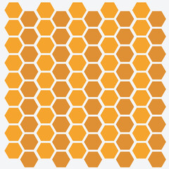 seamless pattern with honeycomb