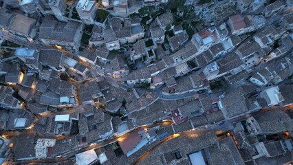 Sunny Heights of Modica – Aerial Glimpse of Sicilian Elegance