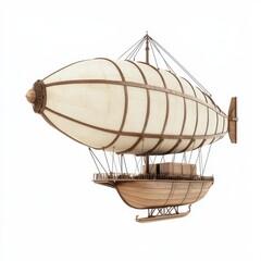 Naklejka premium A large, old-fashioned, wooden, white