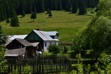 house in the mountains