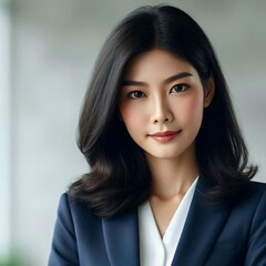 ビジネススーツを着た女性